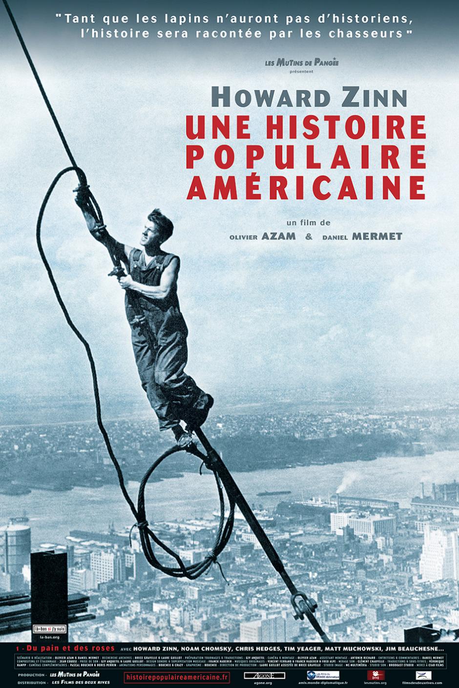 «Howard Zinn une histoire populaire américaine» au «32! Ciné» le samedi 7 novembre 2015 à 18h00