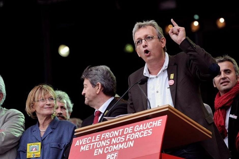 Pierre LAURENT dans le 14ème pour soutenir les candidat-e-s du Front de Gauche aux législatives